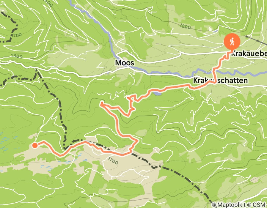 Karte der Tour