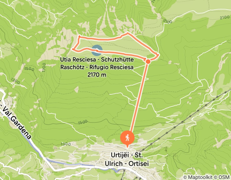 Karte der Tour
