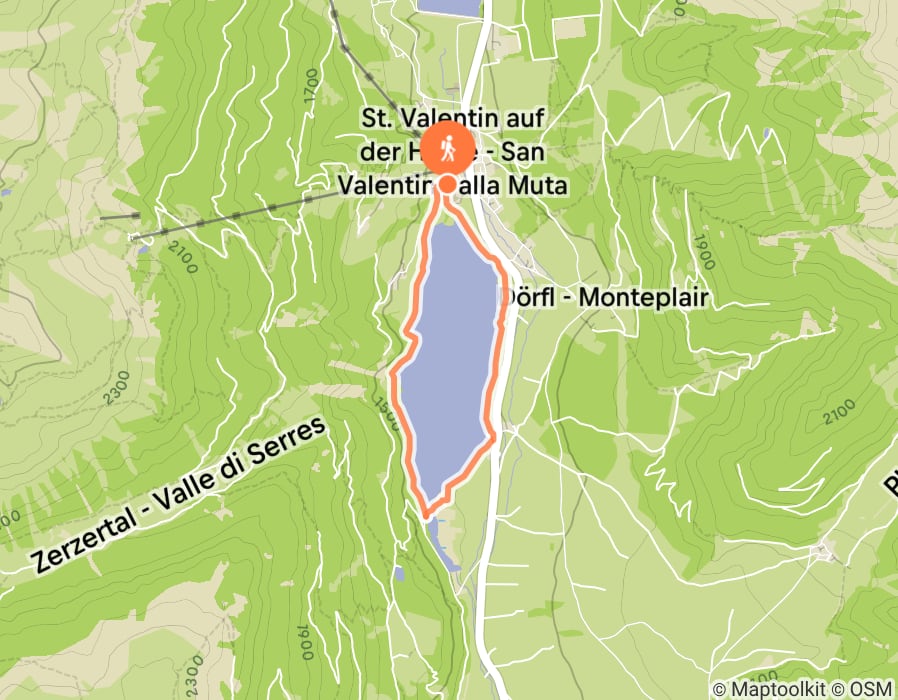 Karte der Tour