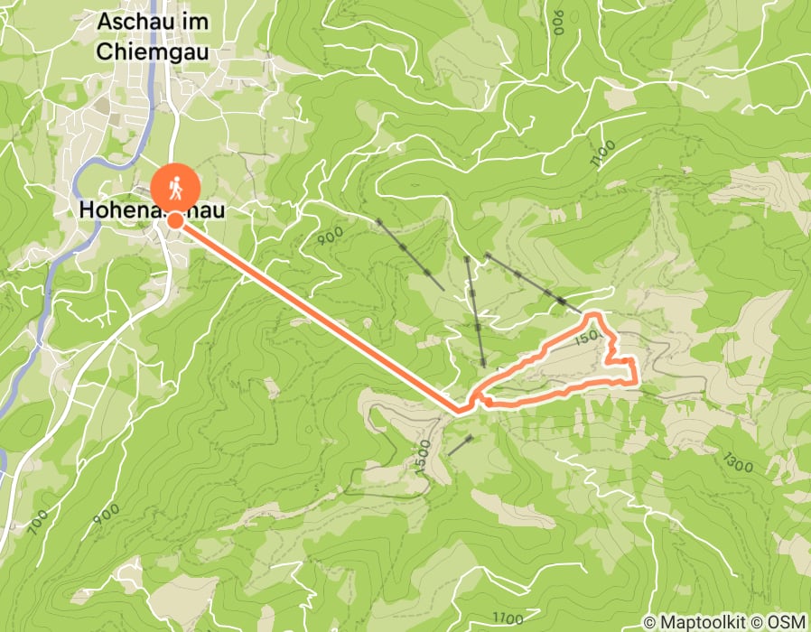 Karte der Tour