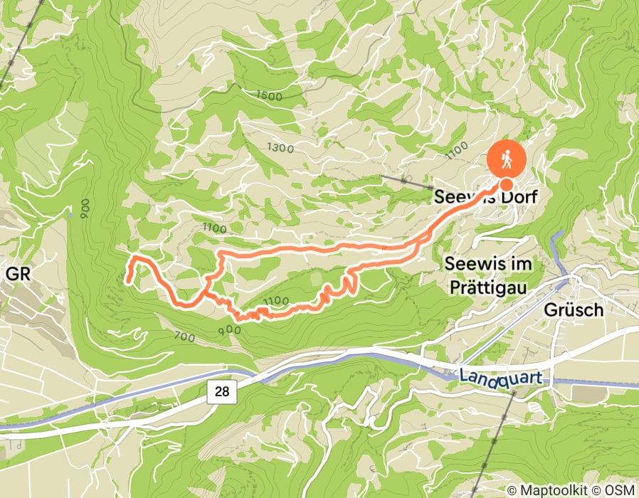 Karte der Tour