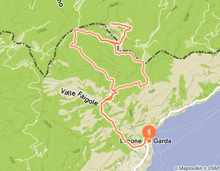 Karte der Tour