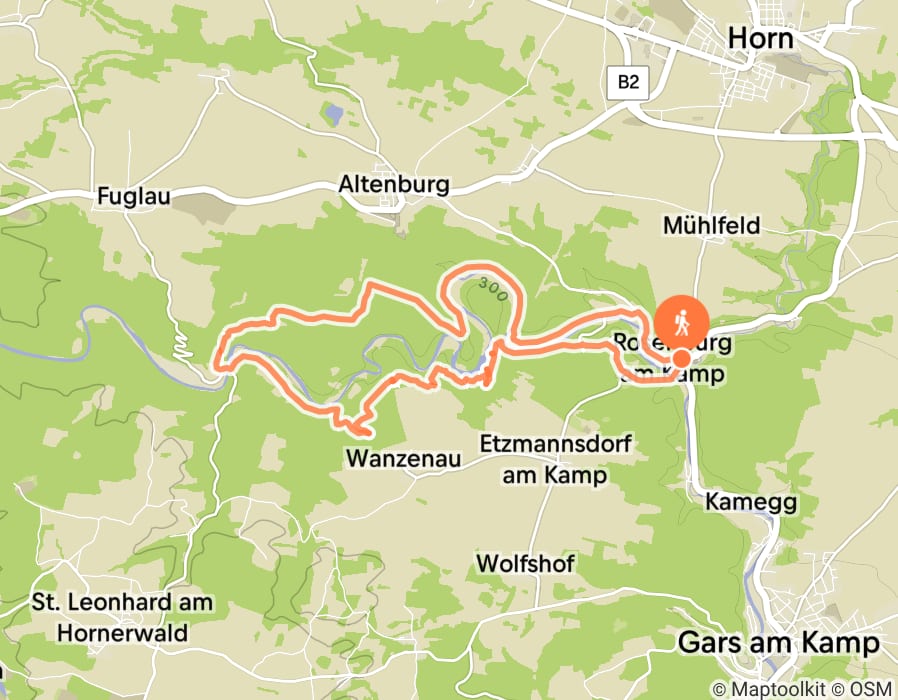 Karte der Tour