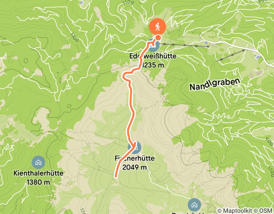 Karte der Tour