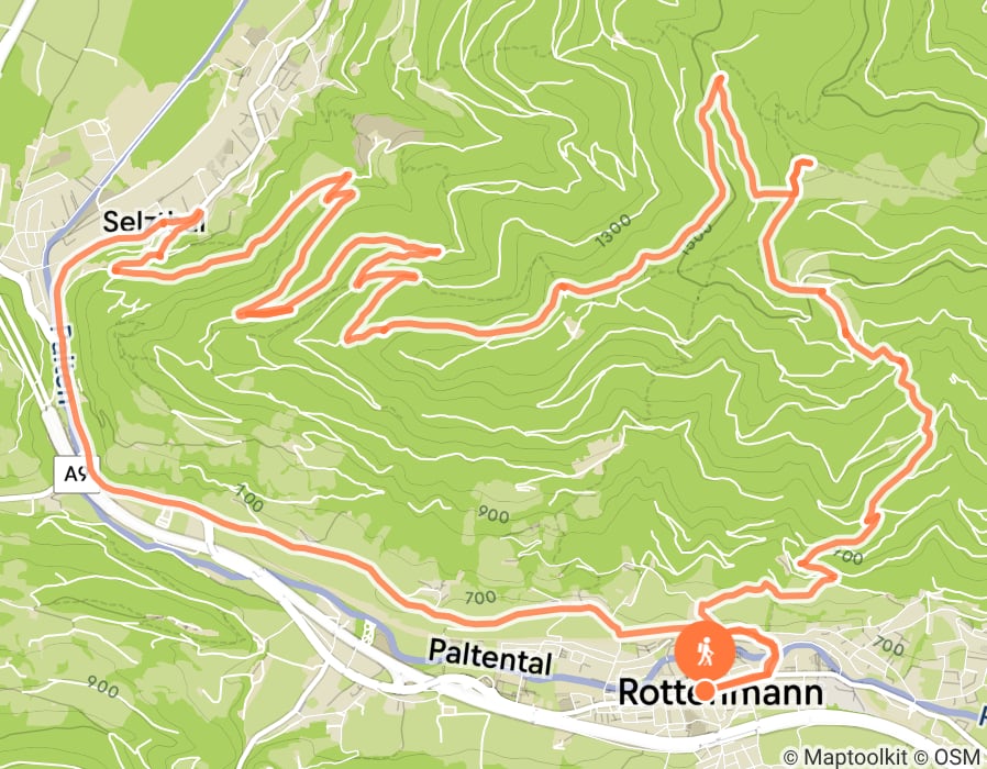 Karte der Tour