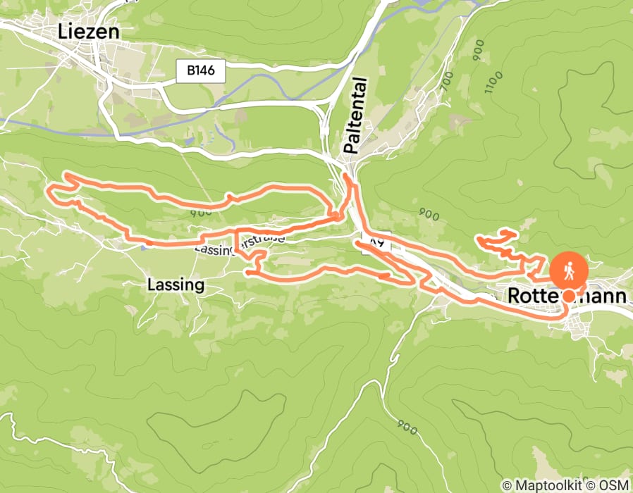 Karte der Tour
