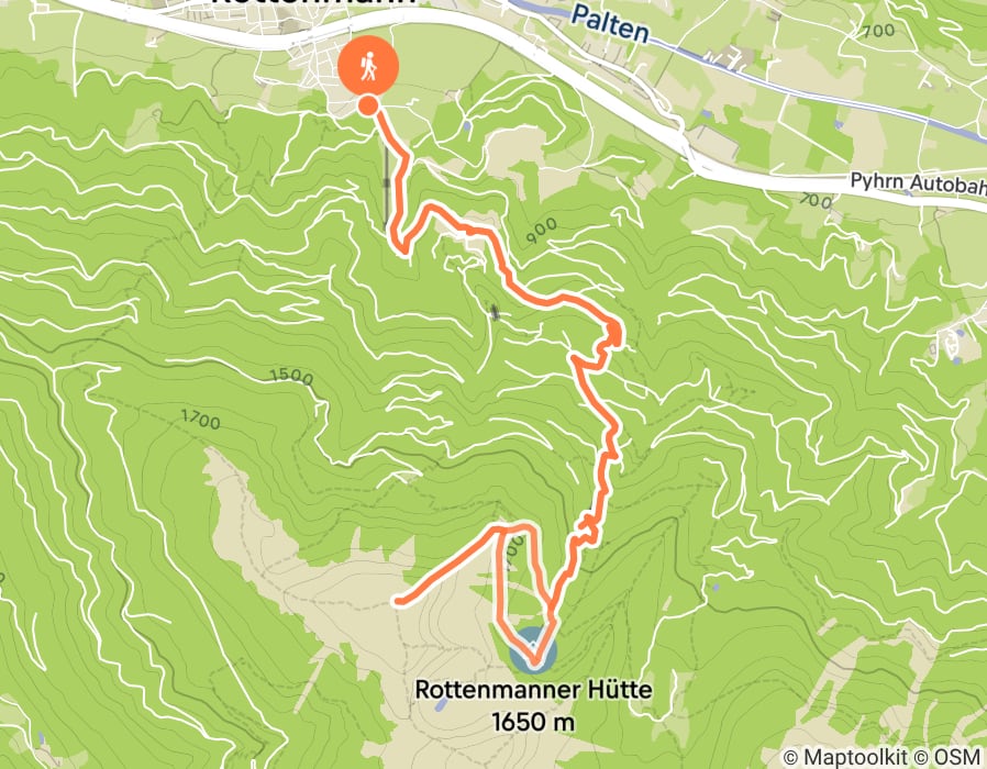 Karte der Tour