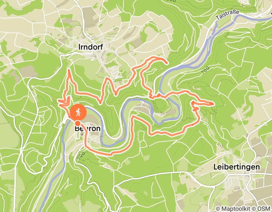 Karte der Tour
