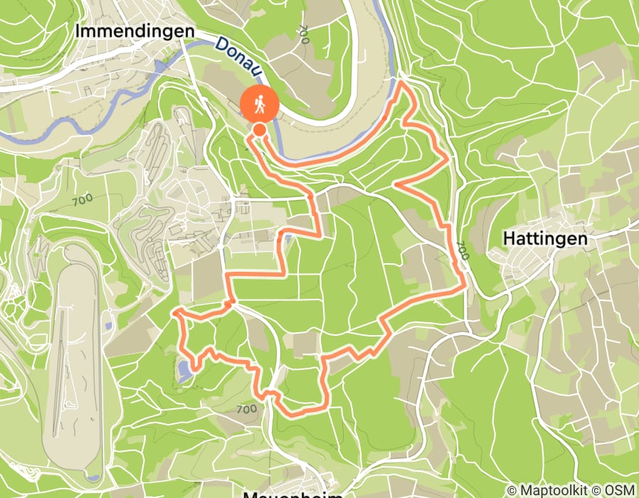 Karte der Tour