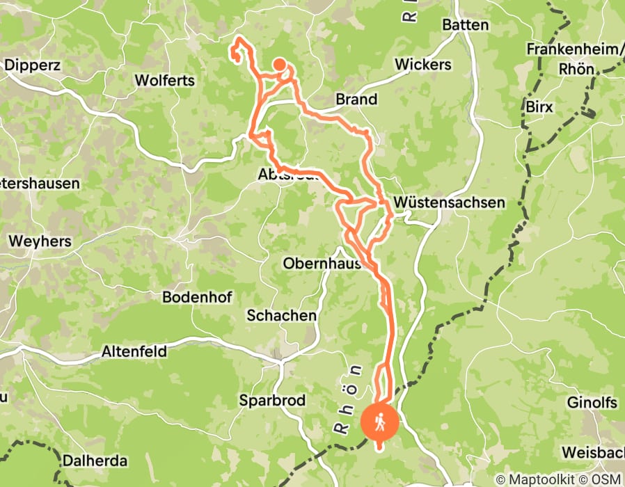 Karte der Tour