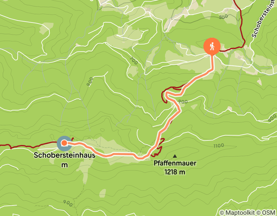 Karte der Tour