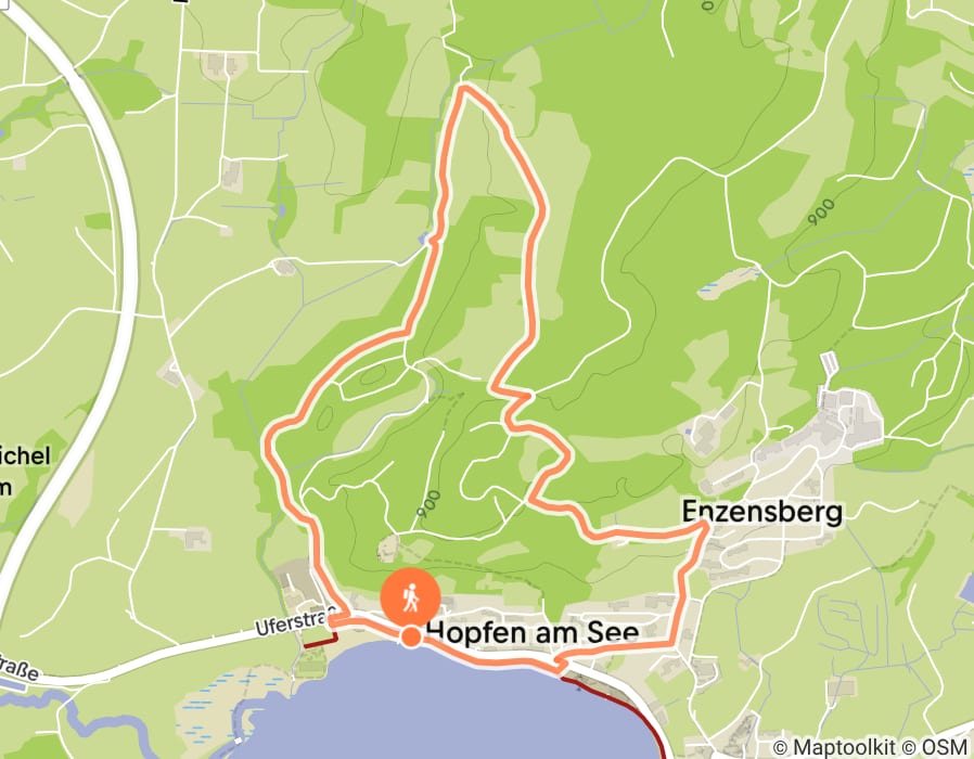 Karte der Tour