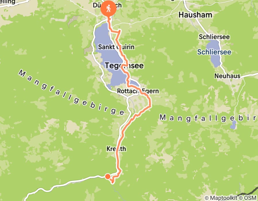 Karte der Tour