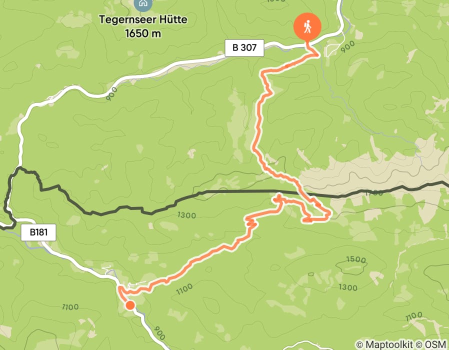 Karte der Tour