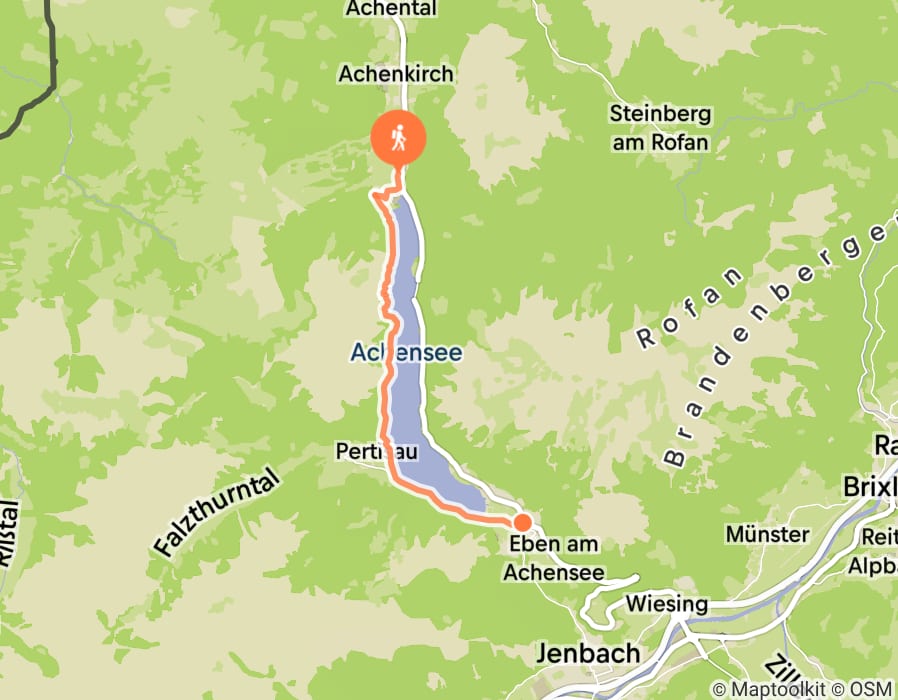 Karte der Tour