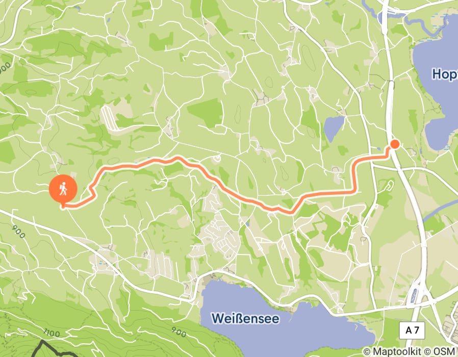 Karte der Tour