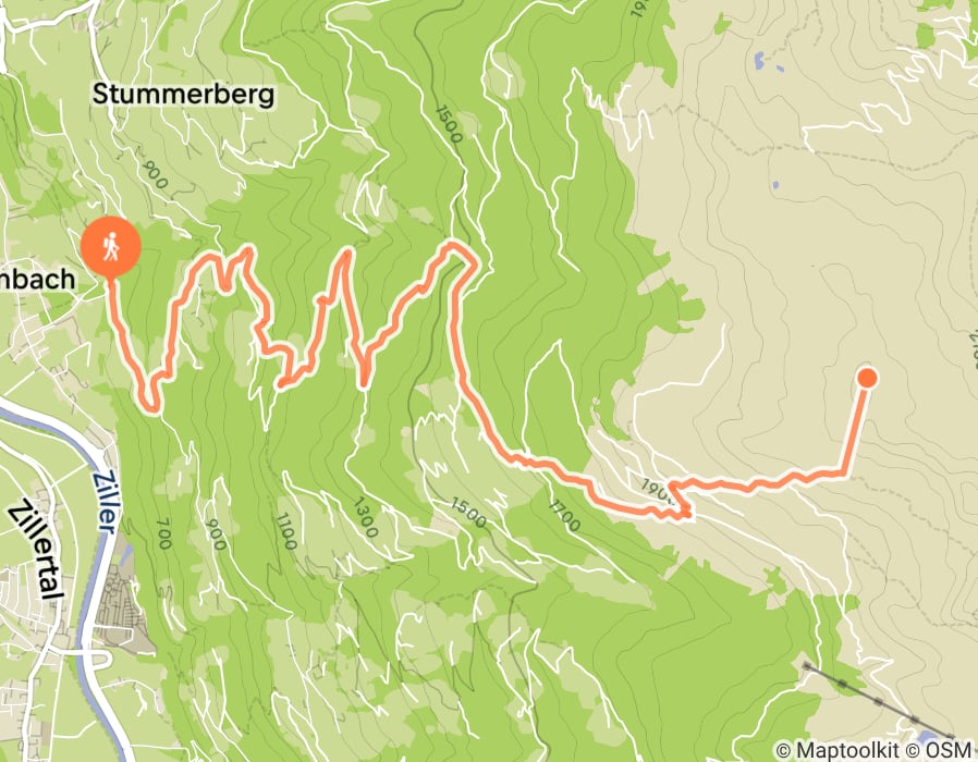 Karte der Tour