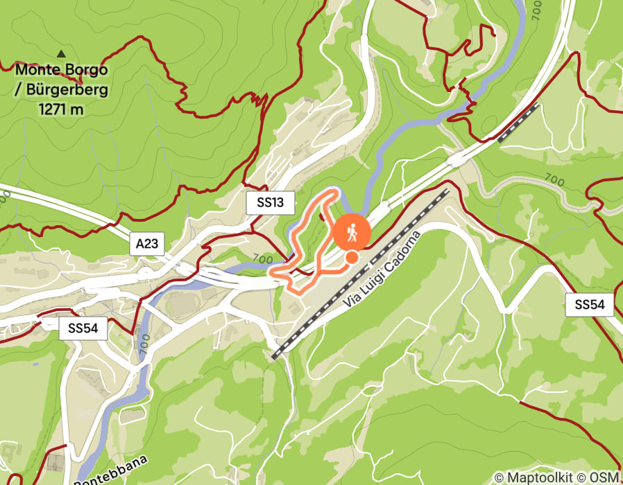 Karte der Tour
