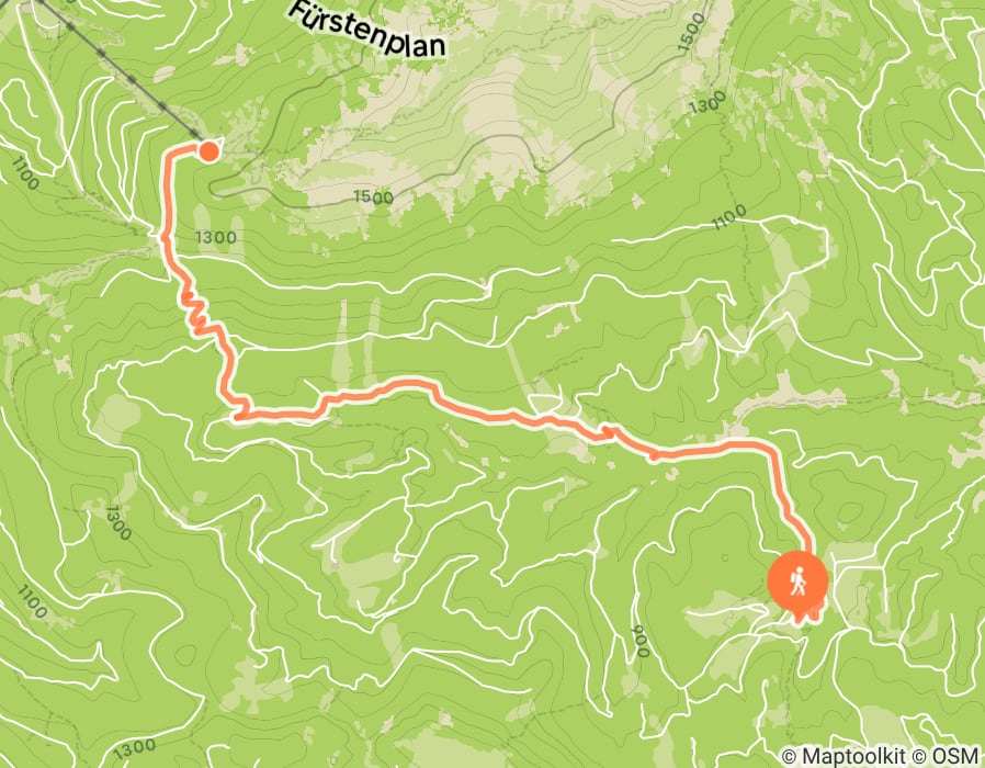 Karte der Tour
