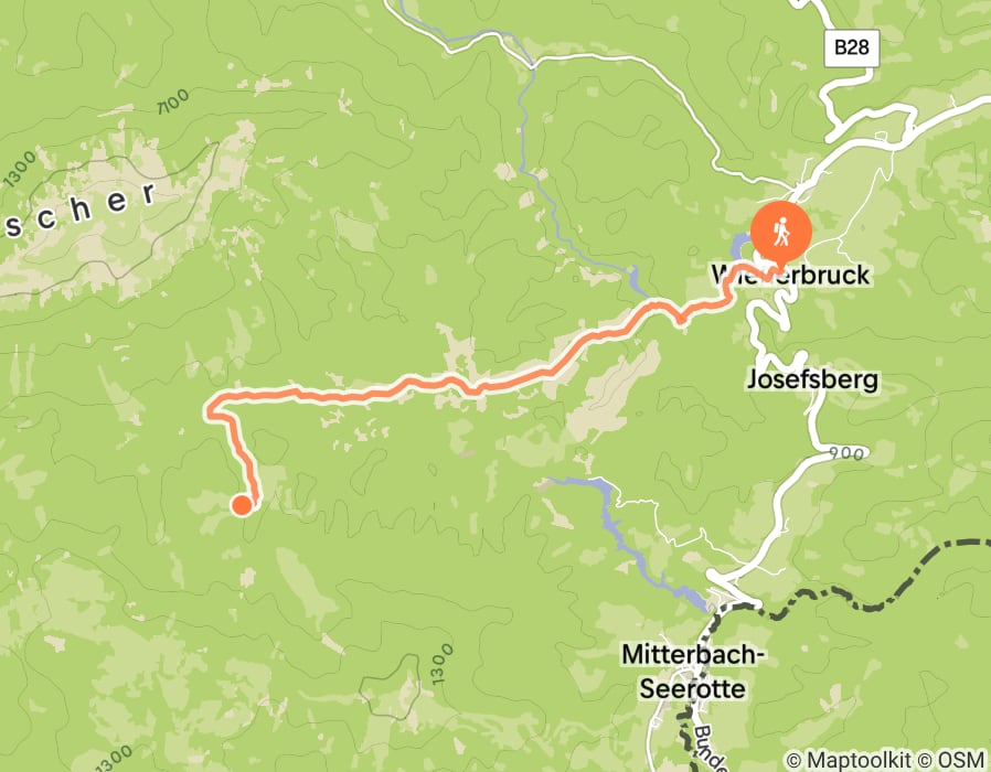 Karte der Tour
