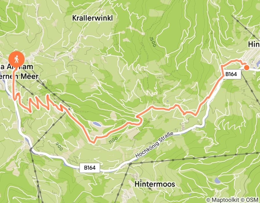 Karte der Tour