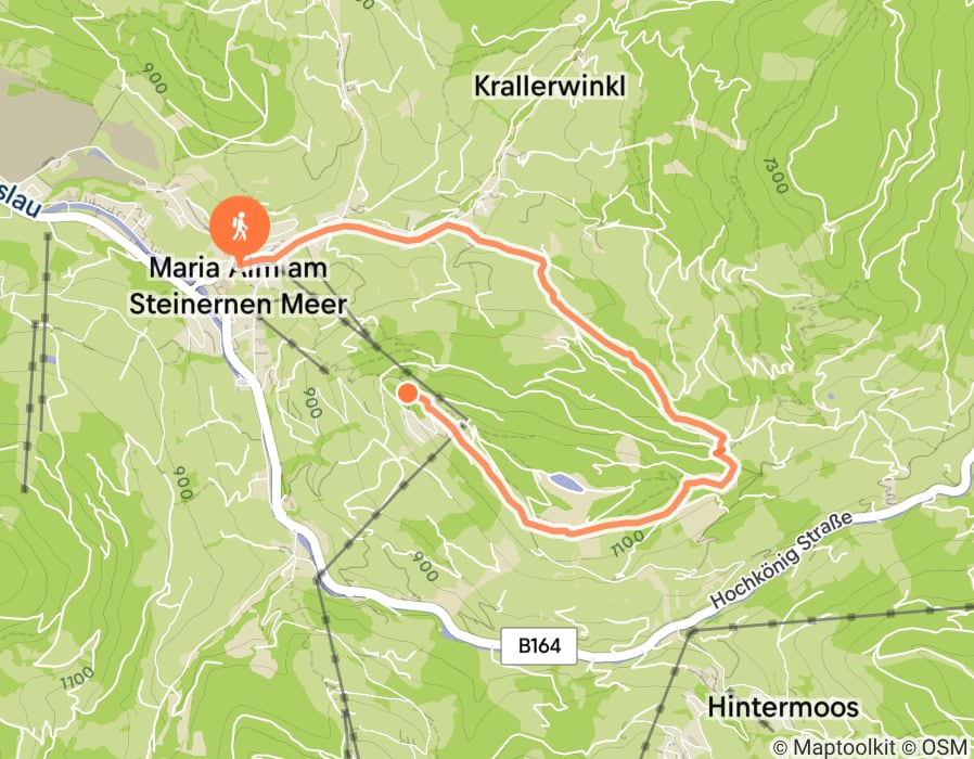 Karte der Tour