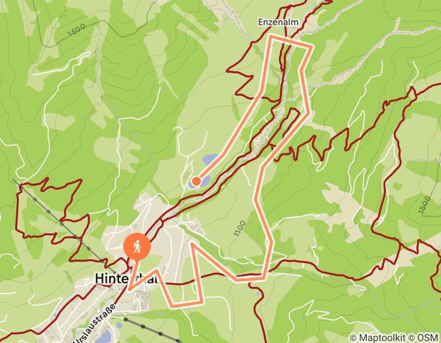 Karte der Tour