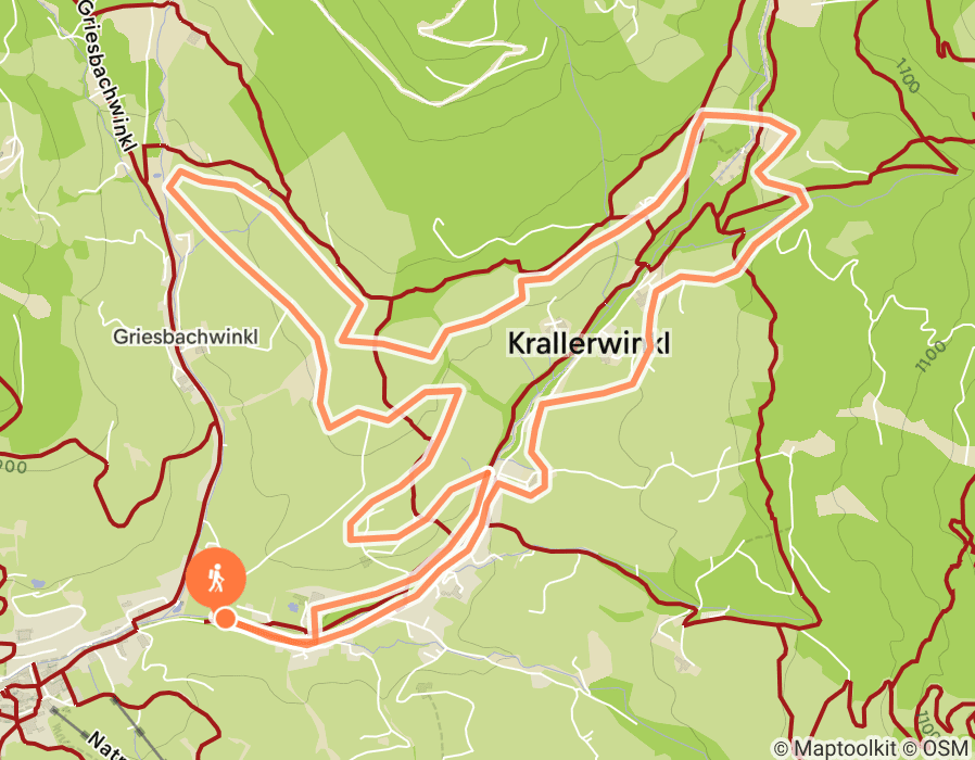 Karte der Tour