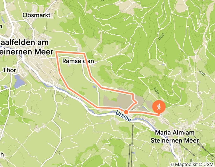 Karte der Tour