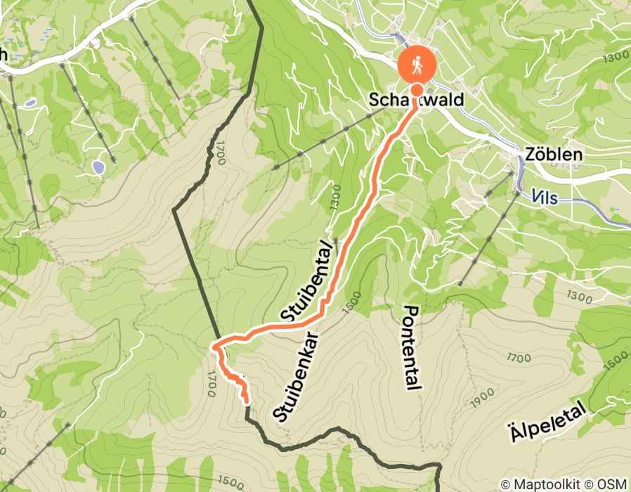 Karte der Tour