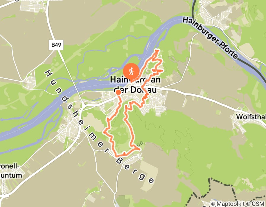 Karte der Tour
