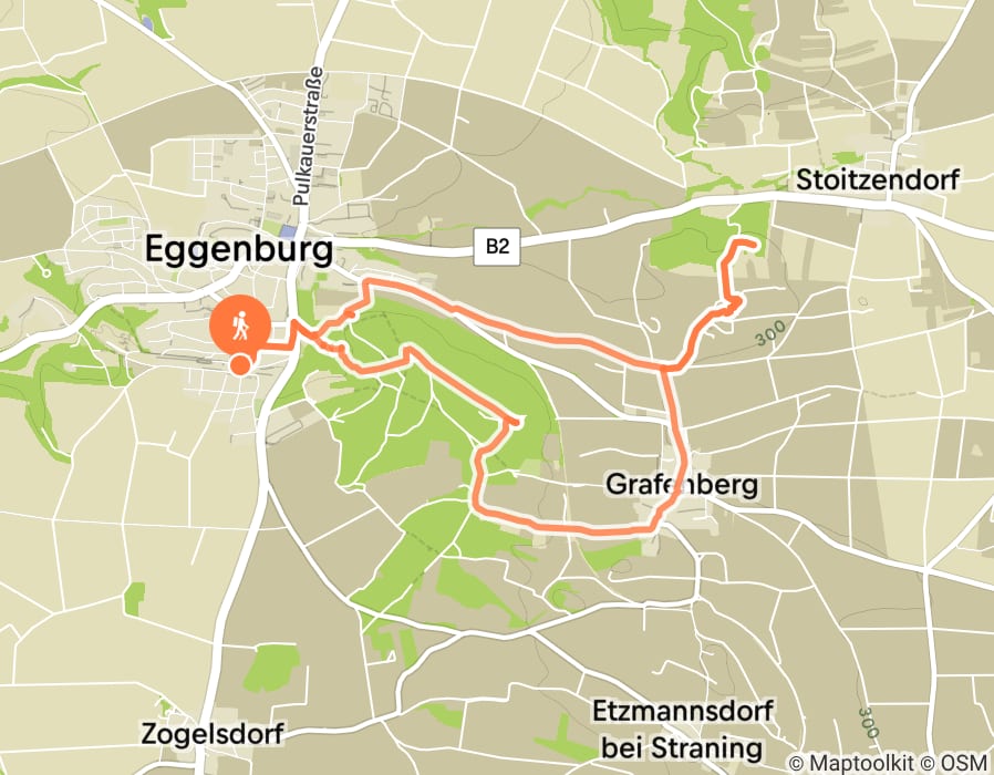 Karte der Tour