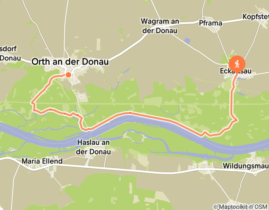 Karte der Tour