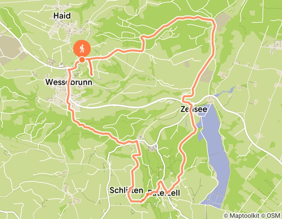 Karte der Tour