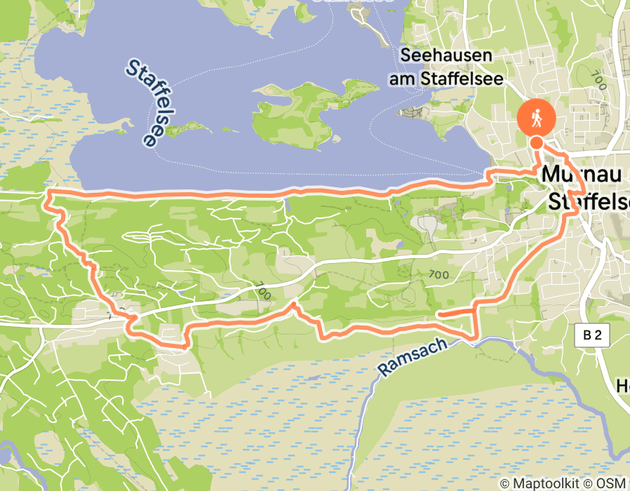 Karte der Tour
