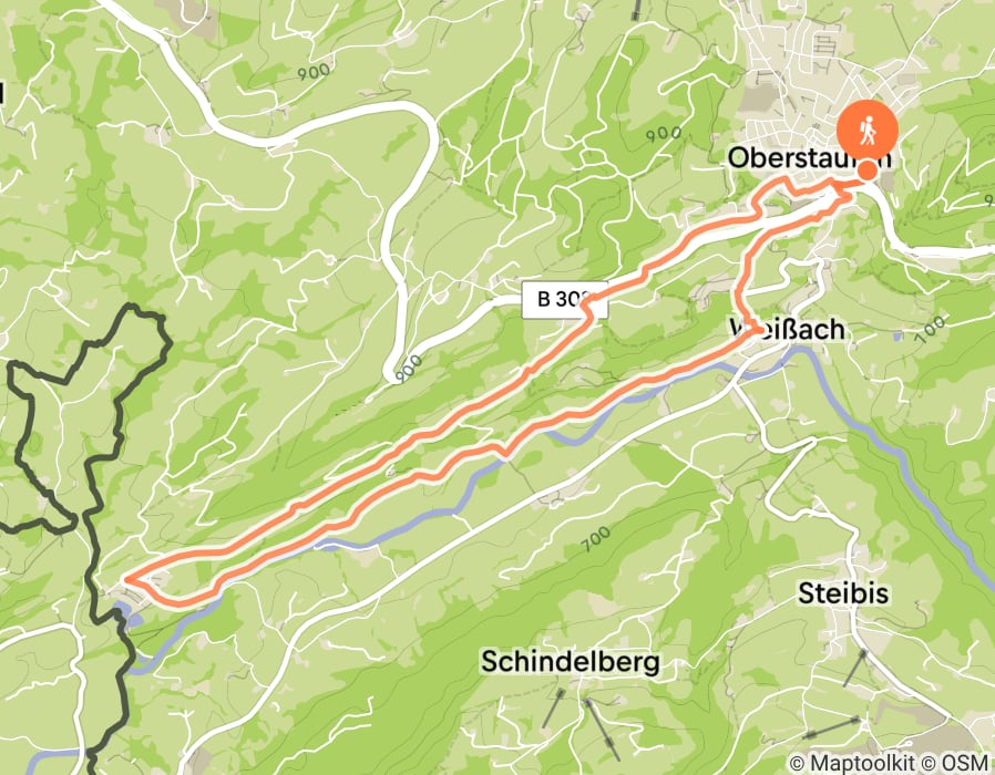 Karte der Tour