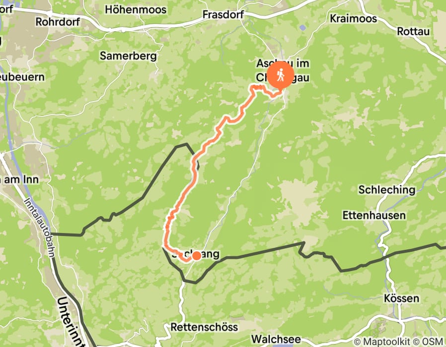 Karte der Tour