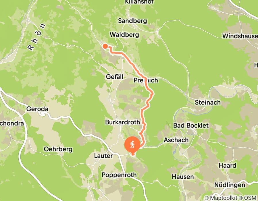 Karte der Tour