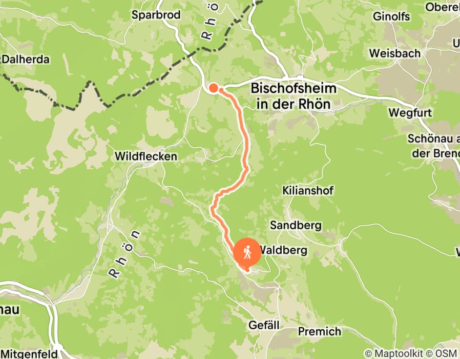 Karte der Tour