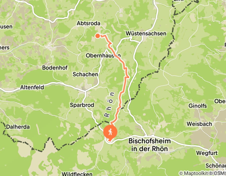 Karte der Tour