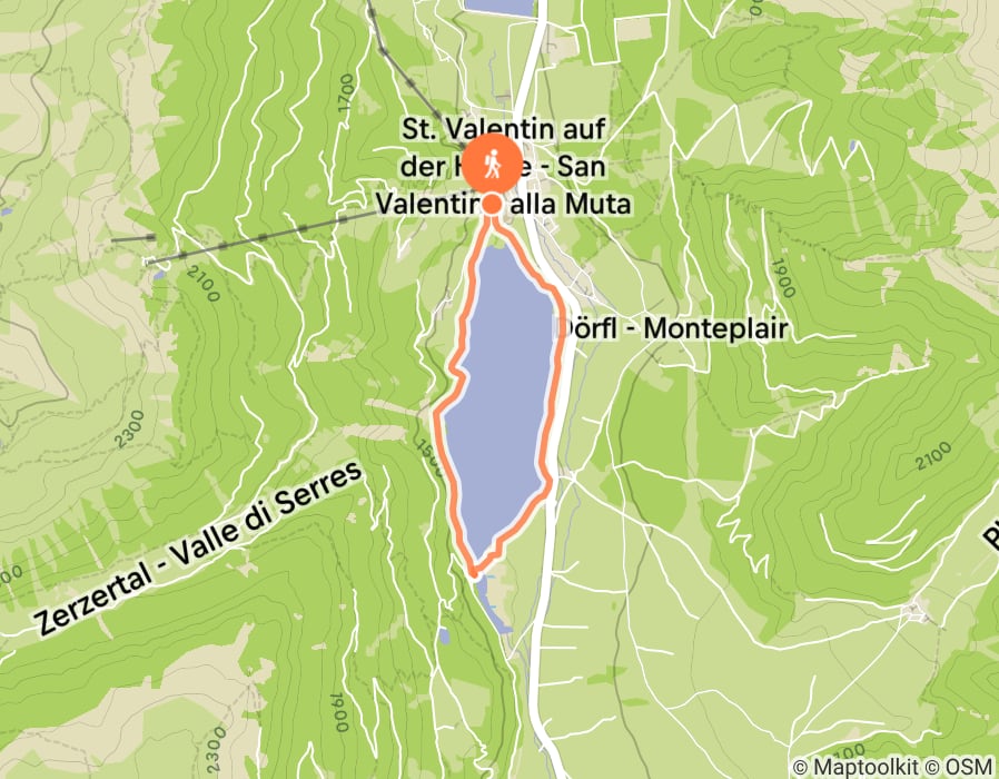 Karte der Tour