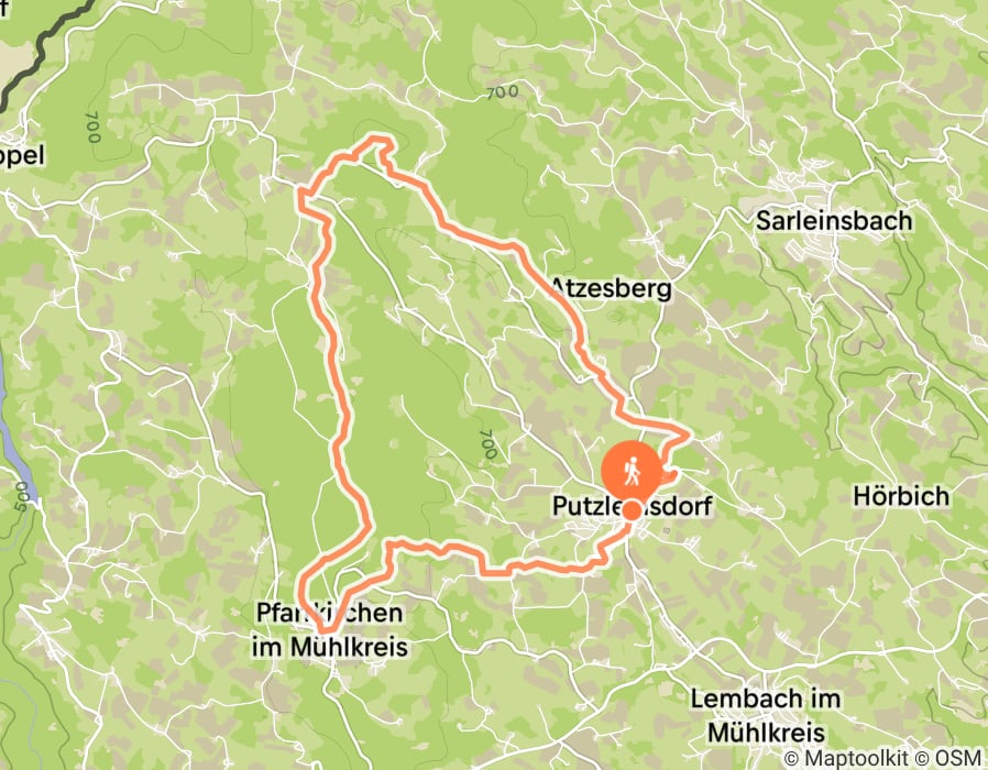 Karte der Tour