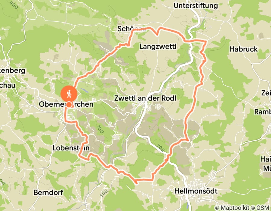 Karte der Tour