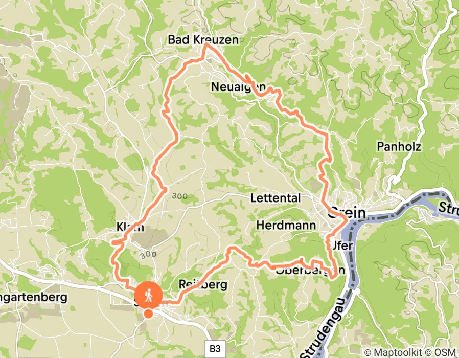 Karte der Tour