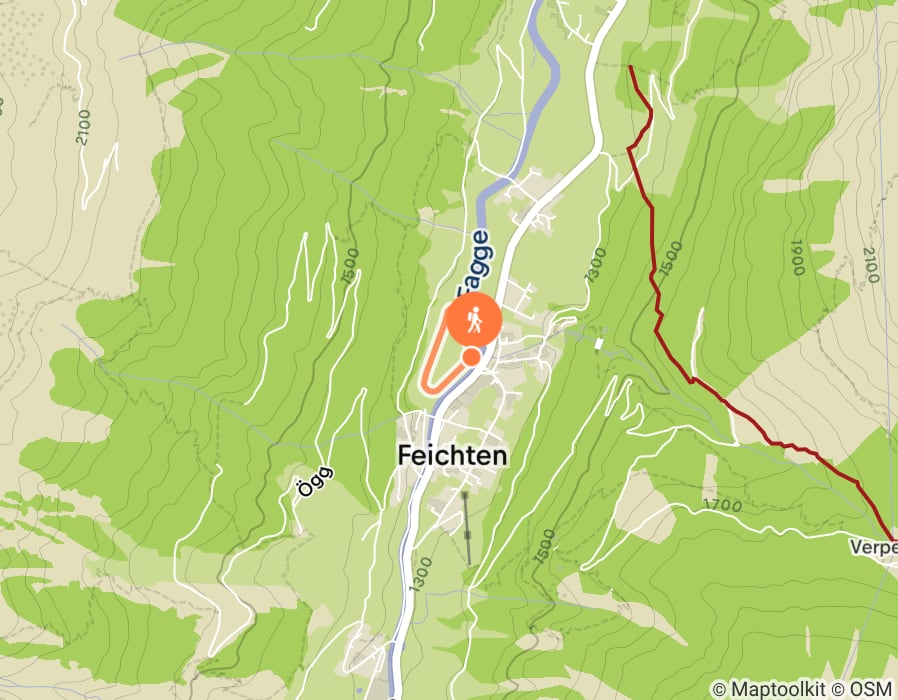Karte der Tour