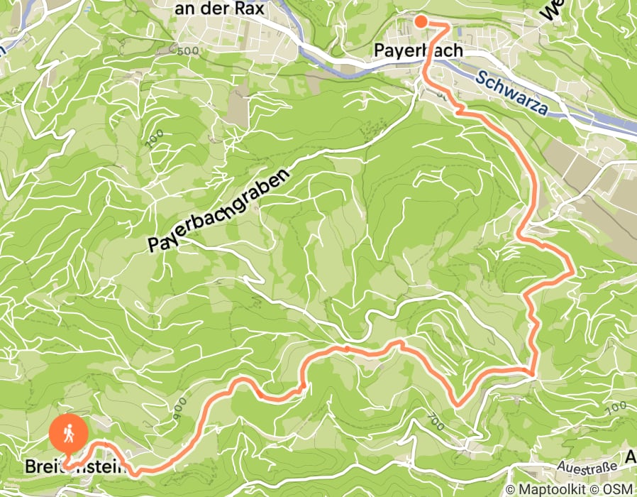 Karte der Tour