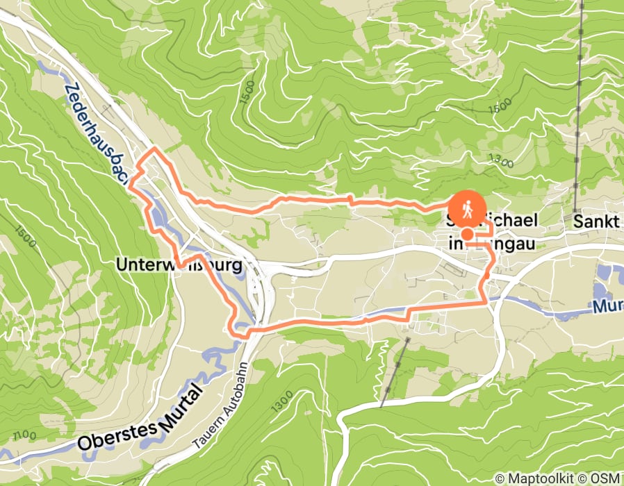Karte der Tour