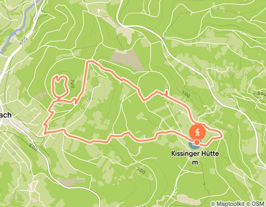 Karte der Tour