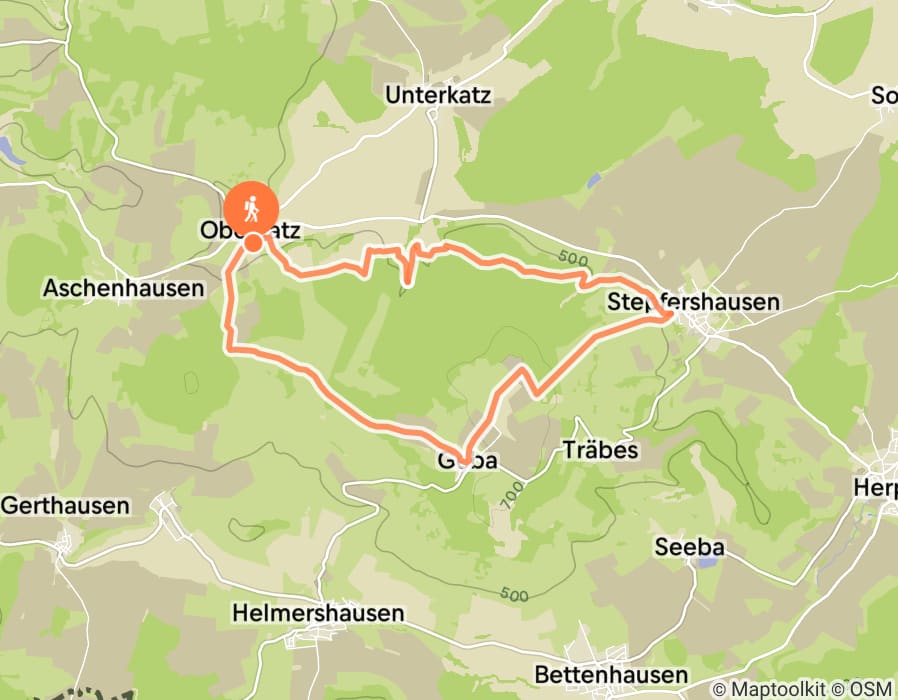 Karte der Tour