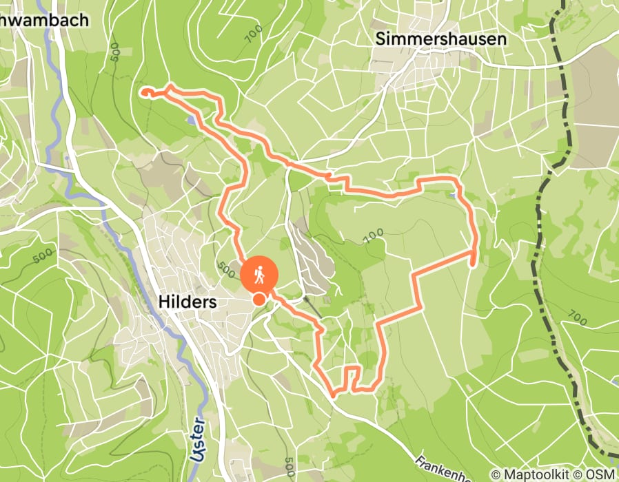 Karte der Tour